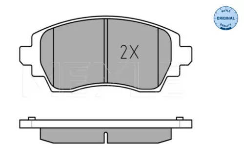 MEYLE Brake Pad Set, disc brake (0252308818/W)
