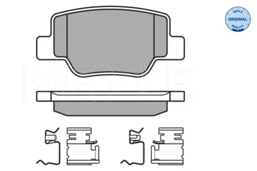 MEYLE Brake Pad Set, disc brake (0252492616/W)