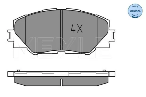 MEYLE Brake Pad Set, disc brake (0252433717)
