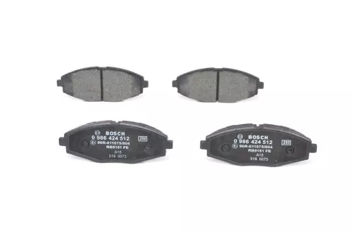 BOSCH Brake Pad Set, disc brake (0986424512)
