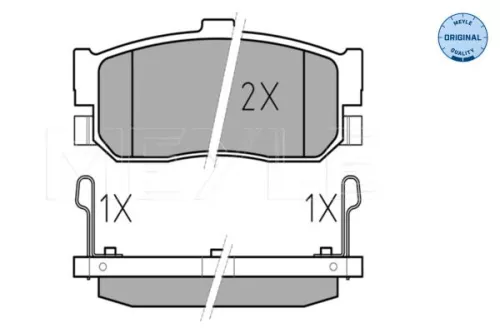 MEYLE Brake Pad Set, disc brake (0252171316/W)