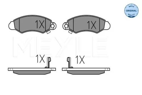 MEYLE Brake Pad Set, disc brake (0252329614/W)