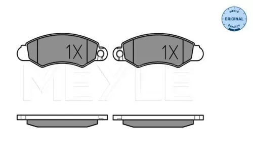 MEYLE Brake Pad Set, disc brake (0252329614/W)