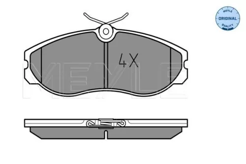 MEYLE Brake Pad Set, disc brake (0252148115)
