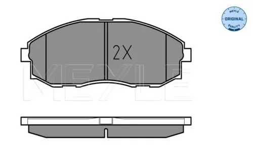 MEYLE Brake Pad Set, disc brake (0252353617/W)