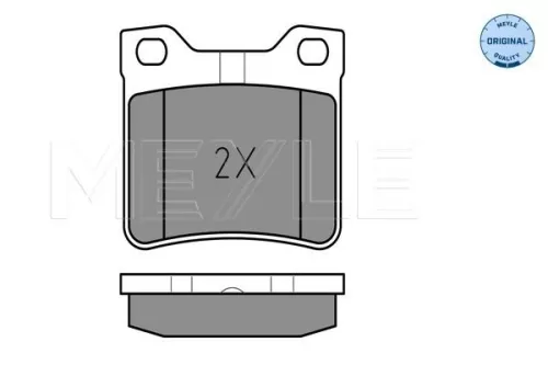 MEYLE Brake Pad Set, disc brake (0252190417/W)