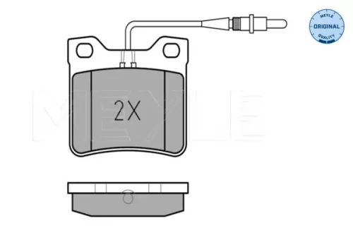MEYLE Brake Pad Set, disc brake (0252190417/W)