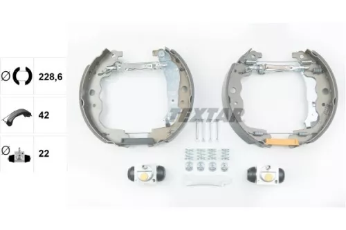 TEXTAR Brake Shoe Set (84069300)