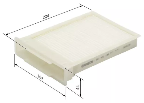 BOSCH Filter, cabin air (1987432189)