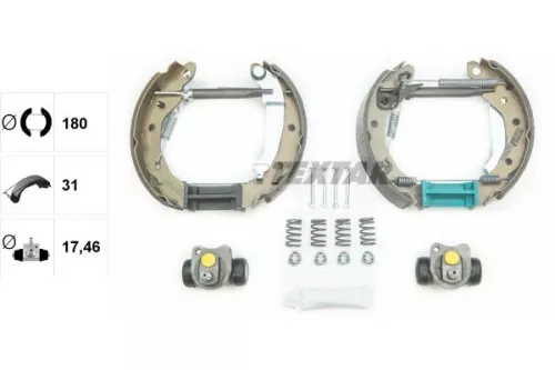 TEXTAR Brake Shoe Set (84054000)