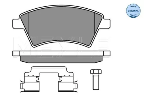MEYLE Brake Pad Set, disc brake (0252439116/W)