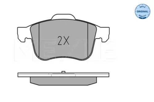 MEYLE Brake Pad Set, disc brake (0252434019)