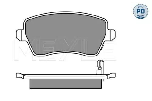 MEYLE Brake Pad Set, disc brake (0252440317/PD)