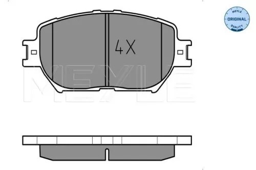 MEYLE Brake Pad Set, disc brake (0252392817)