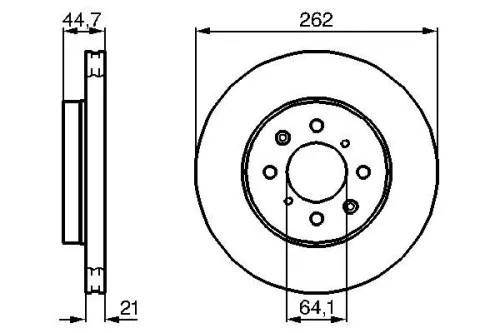 BOSCH Brake Disc (0986479B23)