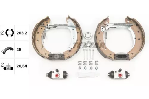 TEXTAR Brake Shoe Set (84048006)
