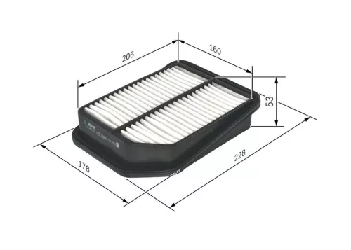 BOSCH Air Filter (F026400125)