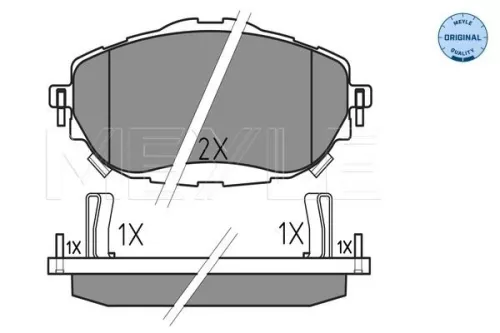 MEYLE Brake Pad Set, disc brake (0252569819)