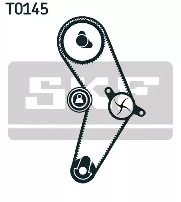 SKF Water Pump & Timing Belt Kit (VKMC02204-3)