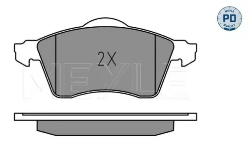 MEYLE Brake Pad Set, disc brake (0252188519/PD)