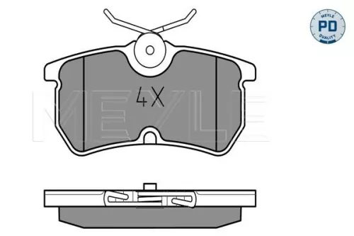 MEYLE Brake Pad Set, disc brake (0252335314/PD)