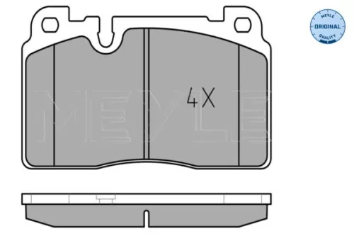 MEYLE Brake Pad Set, disc brake (0252564316)