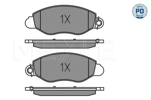 MEYLE Brake Pad Set, disc brake (0252343418/PD)