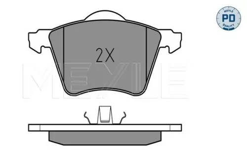 MEYLE Brake Pad Set, disc brake (0252341819/PD)