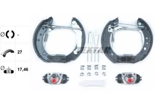 TEXTAR Brake Shoe Set (84047200)