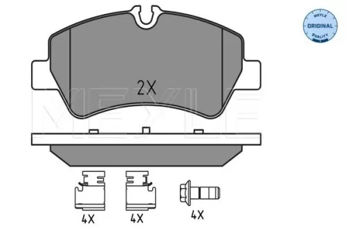 MEYLE Brake Pad Set, disc brake (0252560418)