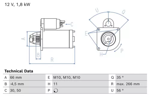 BOSCH Starter (0986018970)