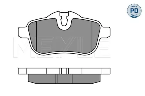 MEYLE Brake Pad Set, disc brake (0252455918/PD)