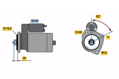 BOSCH Starter (0986024050)