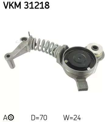 SKF Belt Tensioner, V-ribbed belt (VKM31218)