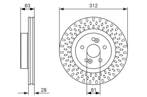 BOSCH Brake Disc (0986479723)