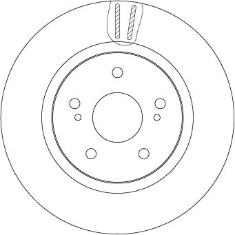 TRW Brake Disc (DF7371S)