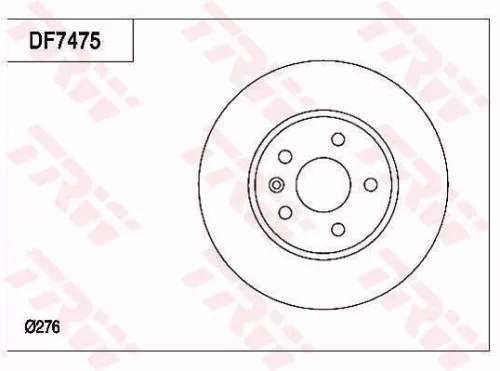 TRW Brake Disc (DF7475)