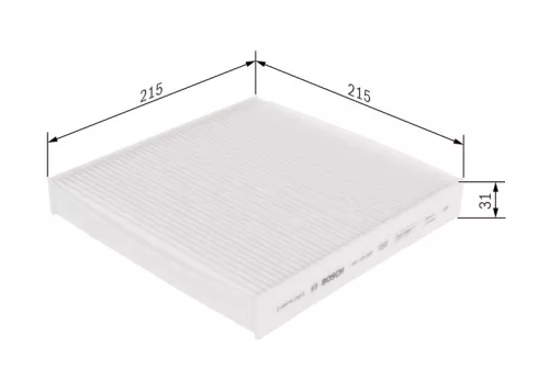 BOSCH Filter, cabin air (1987435069)