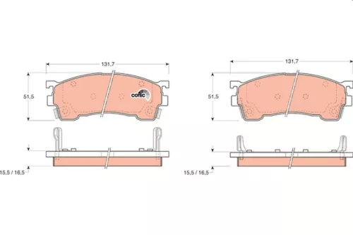 Brake Pad Set, disc brake