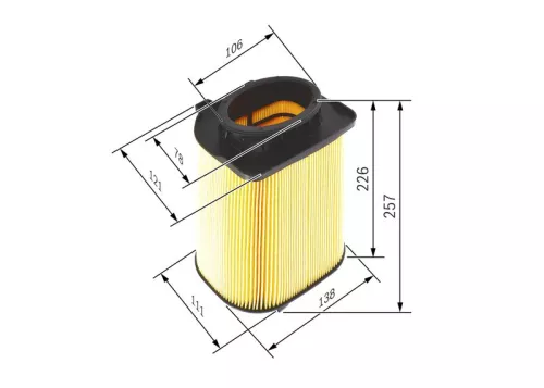 BOSCH Air Filter (F026400480)