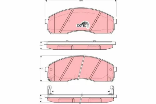 Brake Pad Set, disc brake