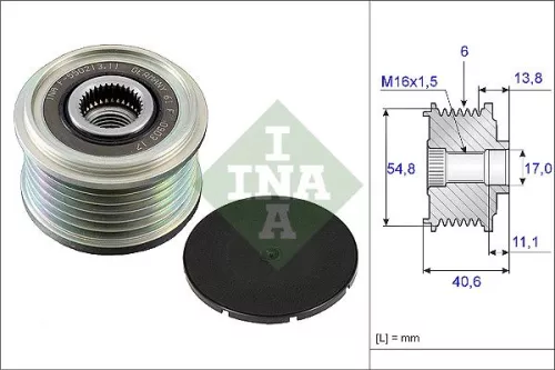 Alternator Freewheel Clutch