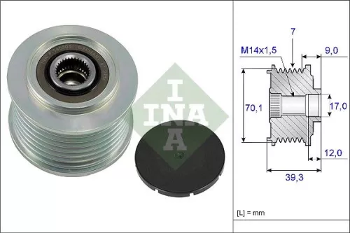 Alternator Freewheel Clutch