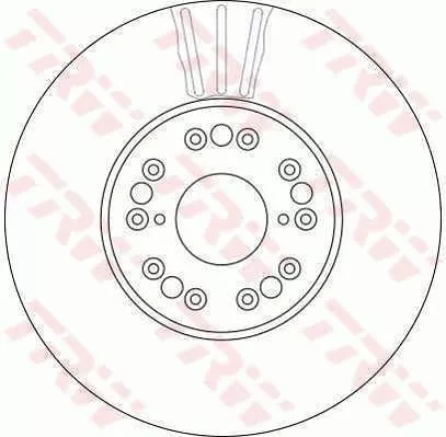 TRW Brake Disc (DF4182S)