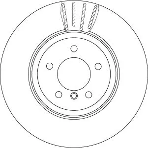 TRW Brake Disc (DF6625S)