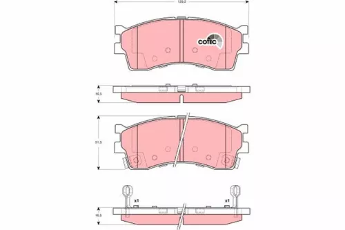 Brake Pad Set, disc brake