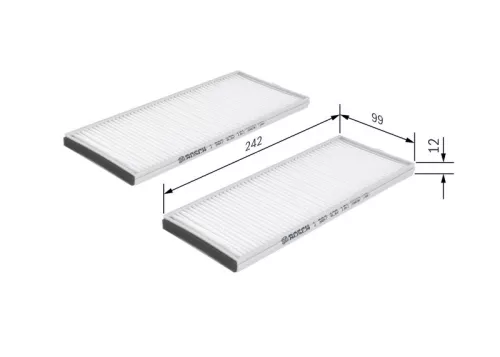 BOSCH Filter, cabin air (1987432161)