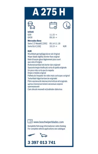 BOSCH Wiper Blade (3397013741)