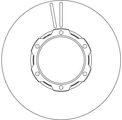 TRW Brake Disc (DF4144S)