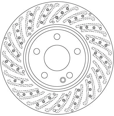 TRW Brake Disc (DF6262S)